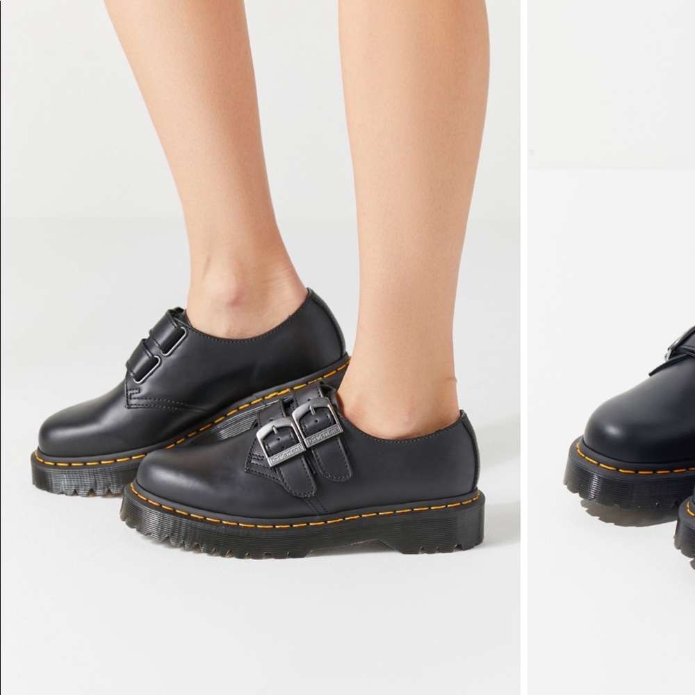 Dr. Martens 8 loafers worn once black women